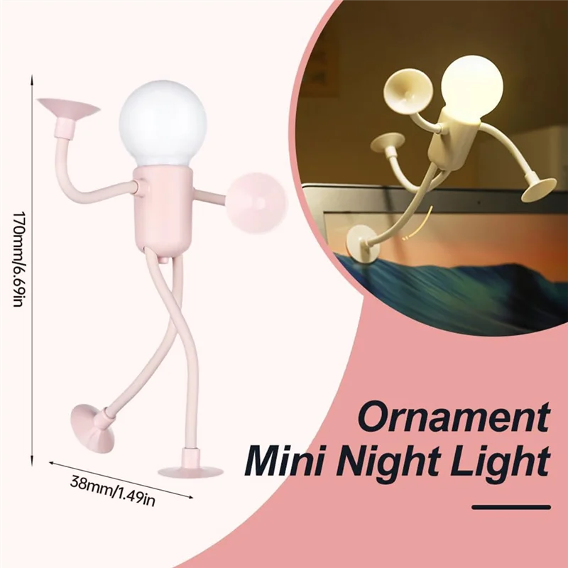 

AC88-Changeable Shape Funny Sportsman Night Light,DIY Shape Night Lights For Room,Night Light For Bedroom Decorations