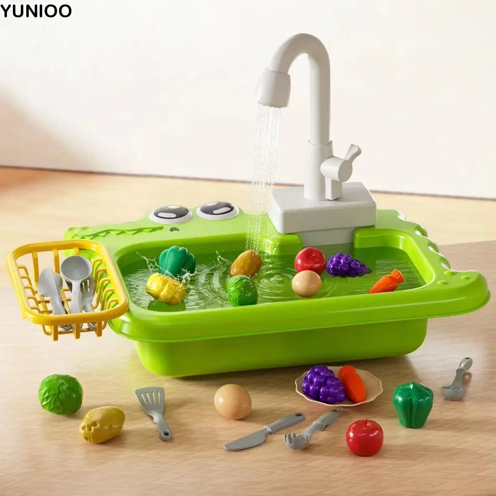 

Pretend Play Kitchen Sink Toy Universal Simulation Faucet Replacement Toy Rotatable Plastic Sink Faucet Play Tap