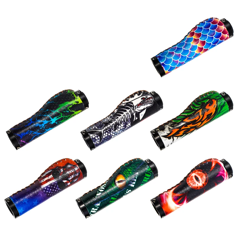 

CNC Bike Handlebar Grips Gel Lock On MTB Road Bicycle Grip 3D Ergonomic Anti-skid Comforts Cycling Accessories Part