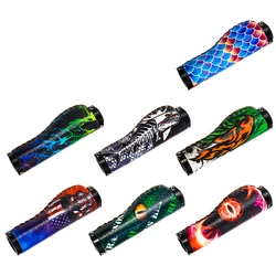 CNC Bike Handlebar Grips Gel Lock On MTB Road Bicycle Grip 3D Ergonomic Anti-skid Comforts Cycling Accessories Part