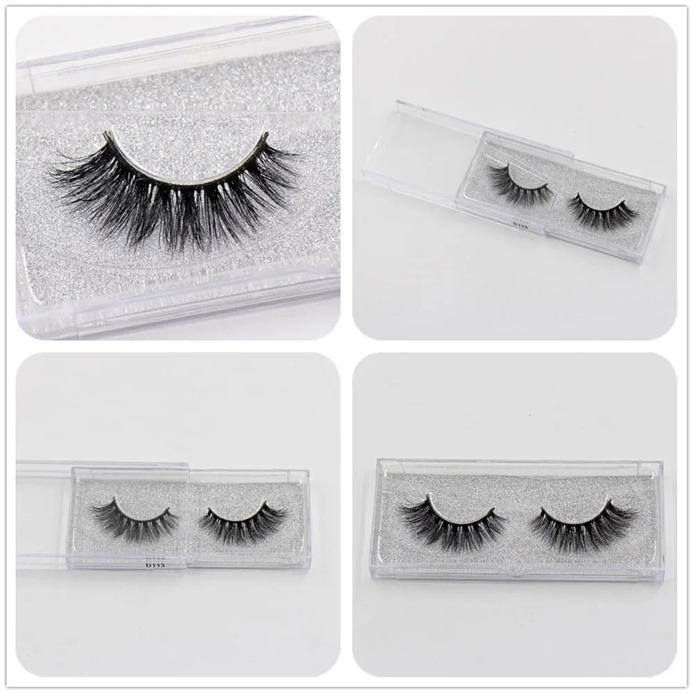 AMAOLASH Mink Eyelashes Cross หนา 3D Mink Lashes ความโหดร้ายฟรีขนตาปลอมธรรมชาติ Handmade High Volume Eyelashes 13 รูปแบบ