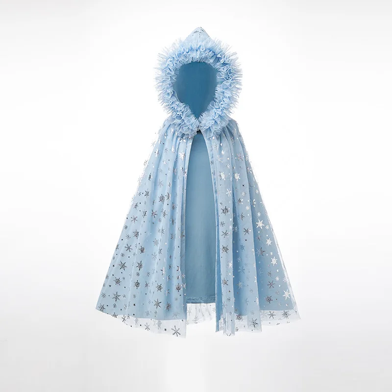 Children‘s Cloak Princess Party Hooded Cape Winter