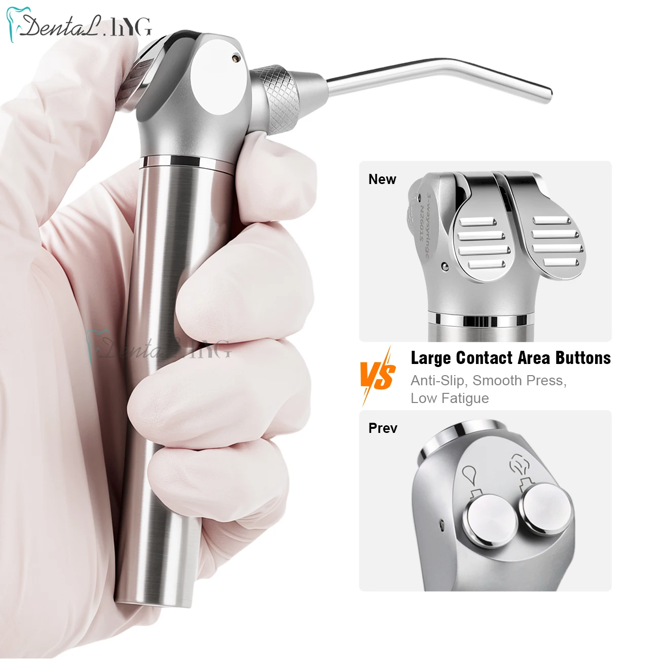 

Dental 3-Way Air Water Spray Dentist Unit Instruments Triple Syringe Dental Tool Dental Chair Supply Dent