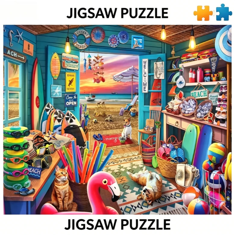 

500/1000/1200/2000PCS Piano Cat Paper Jigsaw Puzzle for Adult Landscape Puzzle Educationa Toy Challenging Game Nights Fun