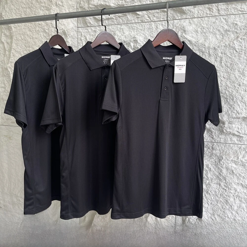 High Performance Micro-Pore Fabric Short Sleeve  Shirt for Men Quick Dry Breathable Sportswear Summer  Color T-Shirt