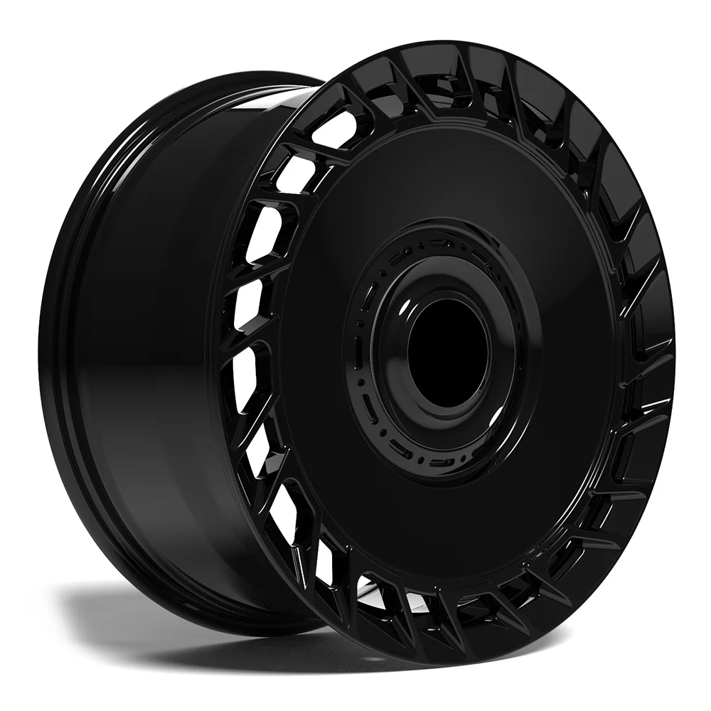 Black Full Painting Forging 1 Piece Passenger Car Alloy Wheels 19 Inch 5x108 Alloy Wheels Rims For Zeekr 009