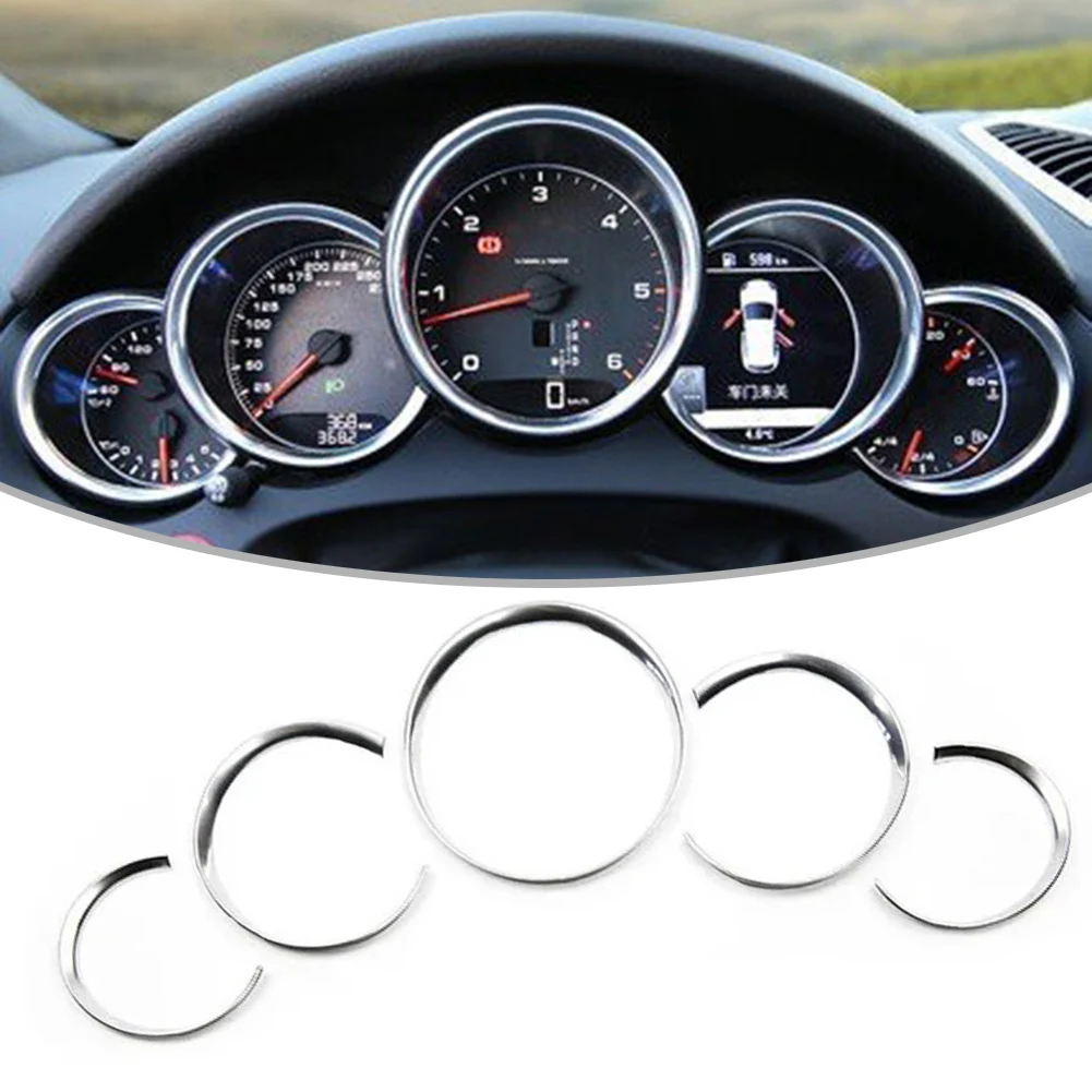 Dashboard Meter Surrounding For Ring Instrument Frame Trim For For Panamera 970 2010-2015 For For Cayenne 958 2011-2018 For F