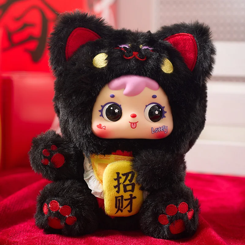 Samuel Meow Lucky Cat Series ลึกลับกล่องตาบอดประณีตไวนิลวัสดุ PVC ตุ๊กตากระเป๋าจี้เด็กผู้หญิงของขวัญวันเกิด