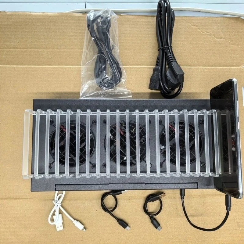 20/40/60 Ports USB Hub Phone Farm Box 220V/110V Android Batch Synchronous Controller Multi‑Port Hub For Smartphone Unified Manag