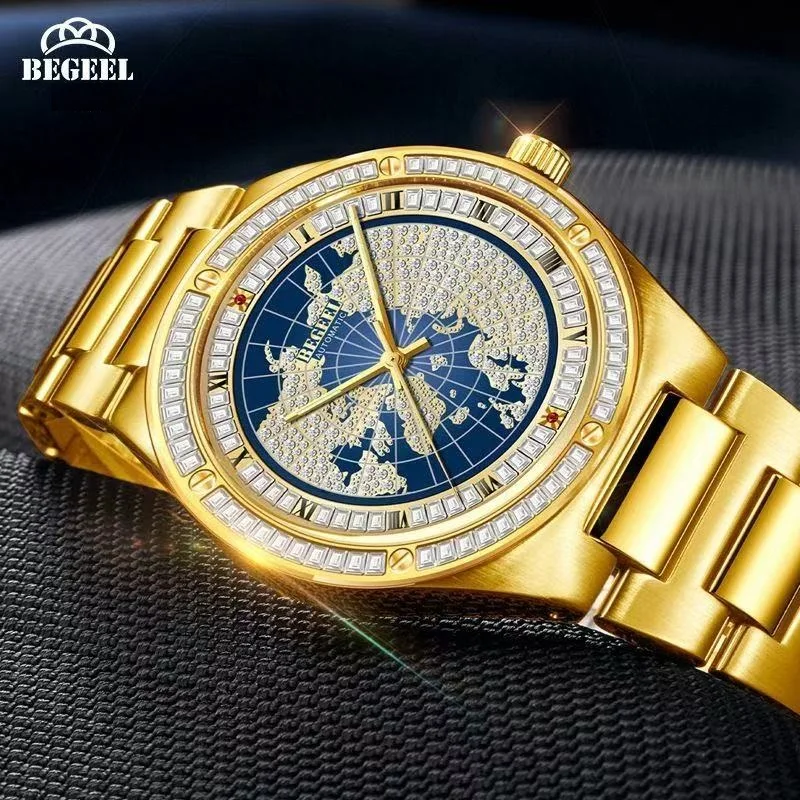 

BEGEEL men's watches, mechanical watches, fully automatic mechanical watches, gentleman mechanical watches, luminous men's watch