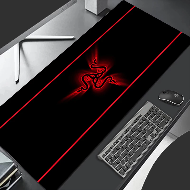 

New Razer Mousepad Computer Gaming Mats HD Non-Slip XXL Mouse Pad Anime Keyboard Pad Office Desk Mat PC Accessories Extended Pad