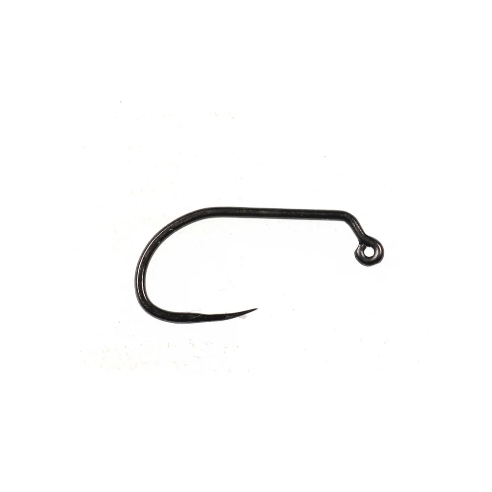 Bimoo 100PCS High Carbon Steel Barbless Jig Nymph Fly Tying Hook For Fast Sinking Wet Flies Nymphs Trout Fishing Lures Baits
