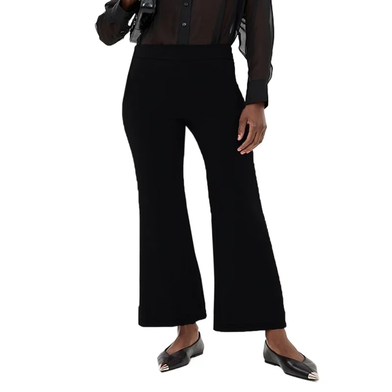 

Women's Plus Size Fashion Elastic Waist Flared Trousers 2026