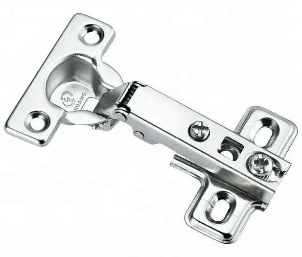 YOUDO Concealed Cabinet One Way Hinge 105 Degree Normal Furniture Hinges 2 Holes For Kitchen Bedroom