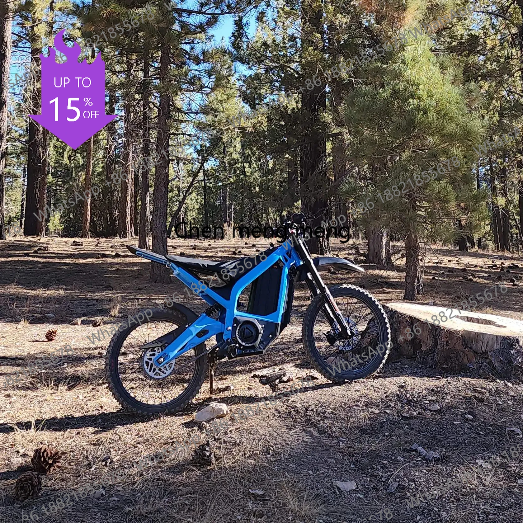A61 Offroad Electric Dirt Bike Electric Bike-3000w 6000w Mid Drive Dirtbike Full Suspension Fast E-bike off Road