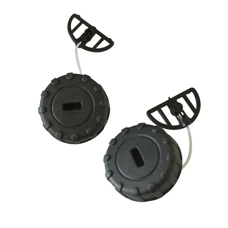 2Pcs SetPlastic Fuel Cap Oil Cap For Stihl For Stihl 017 018 MS170 MS180 Chainsaw 11303500500 Fuel Gas Oil Filler Cap Hot Black