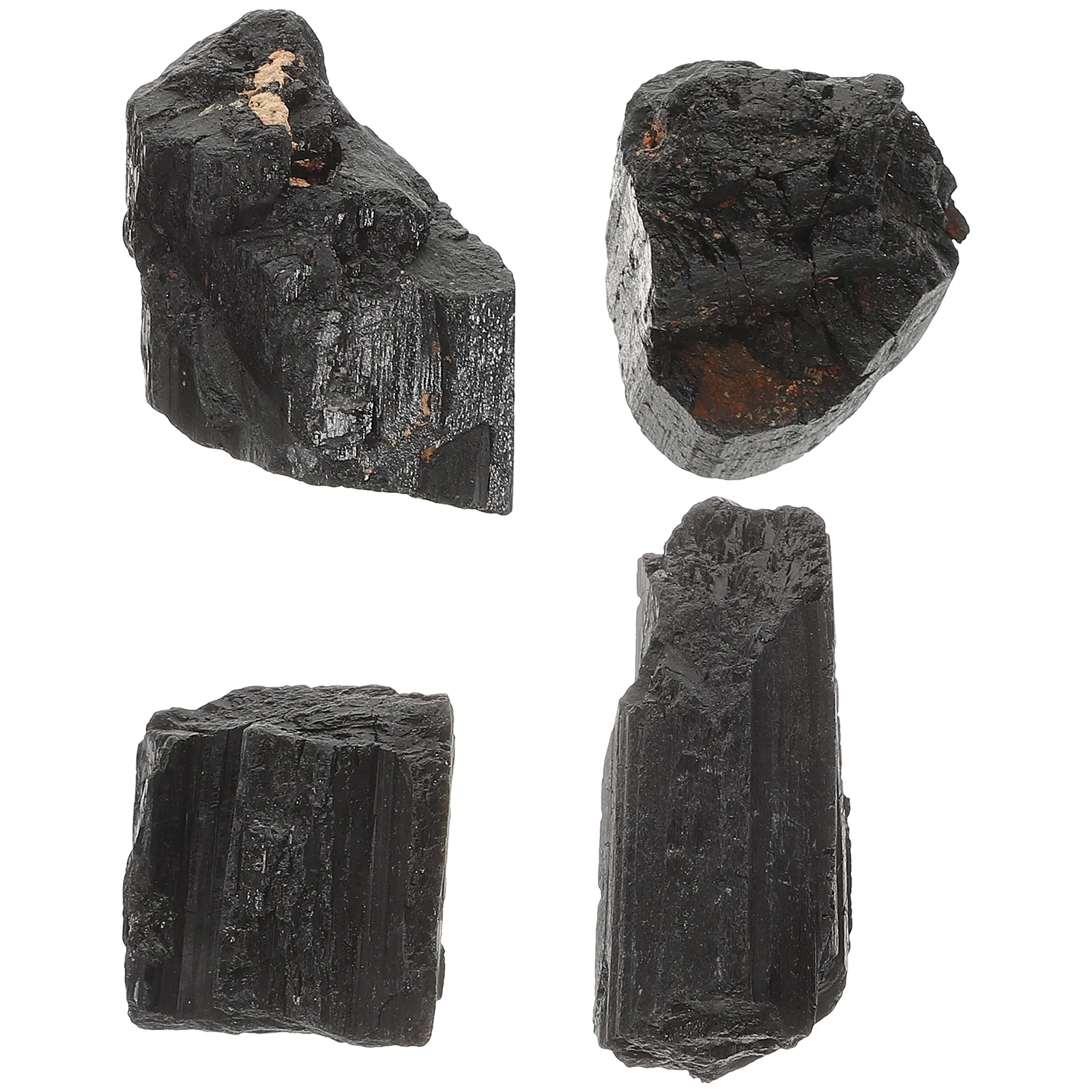 

1 Bag Black Tourmaline Stone Natural Rough Rock Decoration Fish Tank Planter Home Office Decor Crystal Ornament