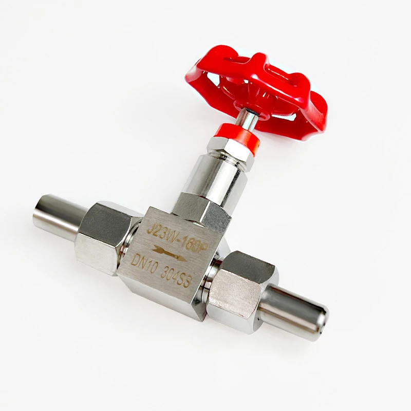 

1/4" 3/8" 1/2" Stainless Steel 304 Welded Needle Valve J23W-160P High Pressure Globe Valve