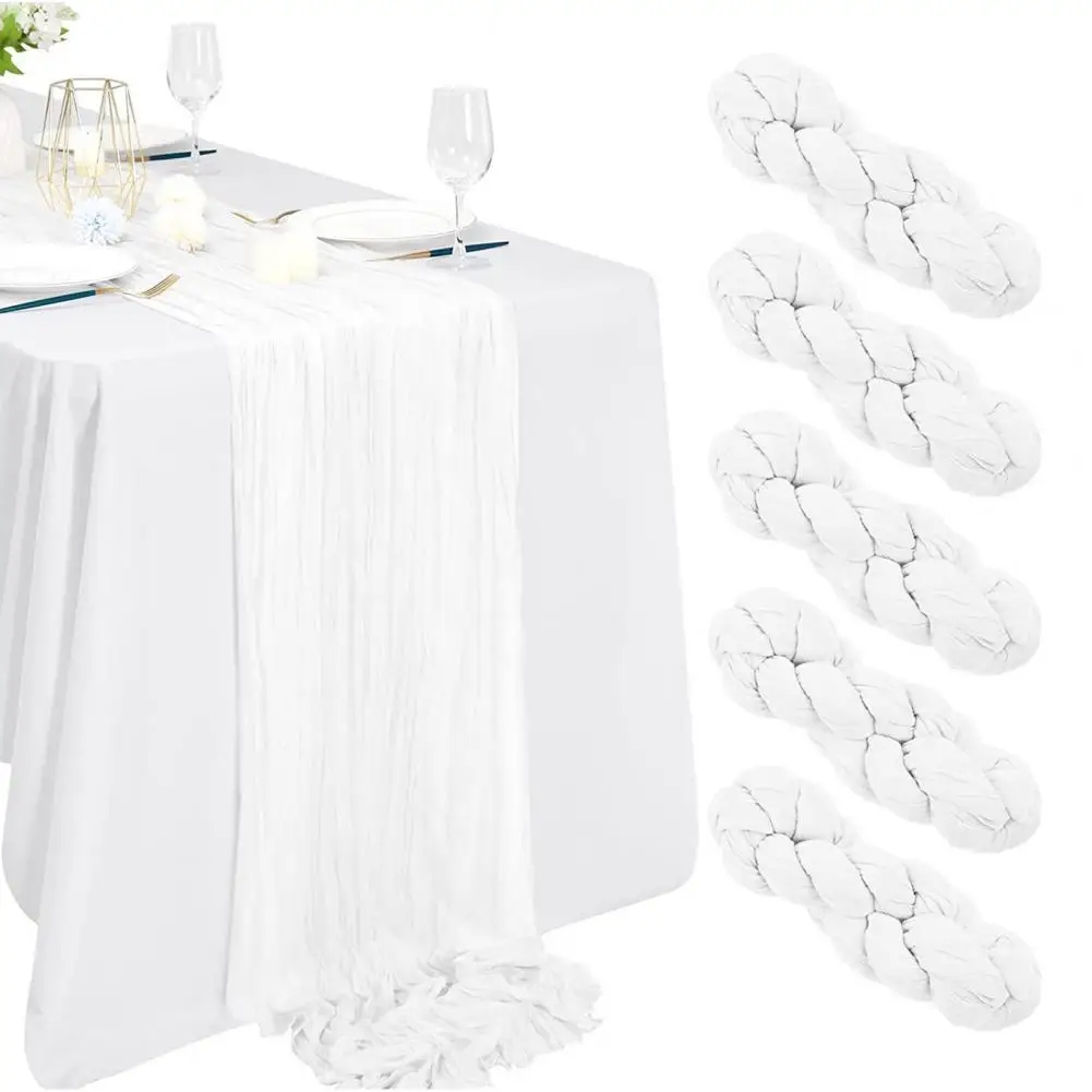 Rectangle Table Runner Eco-friendly Waterproof Table Runner Handmade Dirt-resistant Protective Tablecloth -long Dining for Party