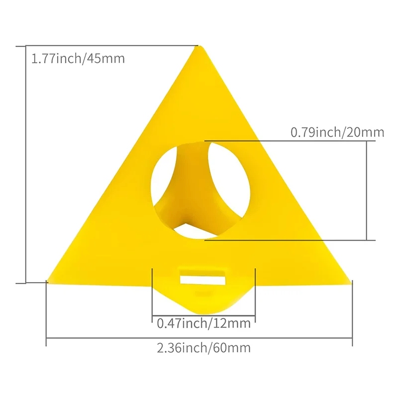 Soportes piramidales de pintor de B97A-40Pcs, soportes de pintura para gabinetes para elevadores de puertas de gabinetes de lona, soportes de soporte de lienzo de pintura para verter