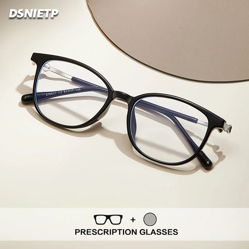 

ISLINO Fashion Reading Glasses Women Photochromic Anti Blue Light Multifocus Prescription Glasses Frame Progressive Eyewear