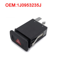 Car Assecories For Volkswagen Golf Jetta Bora Mk4 1998-2006 Hazard Warning light Switch Button Emergency light switch 1J0953235J