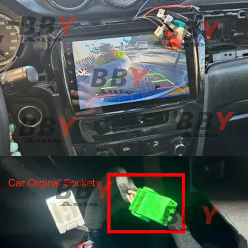 ย้อนกลับกล้องการเก็บรักษาสําหรับ Suzuki Jimny Alto Baleno Kizashi Vitara Mk4/LY สายอะแดปเตอร์ย้อนกลับ 5 Pin