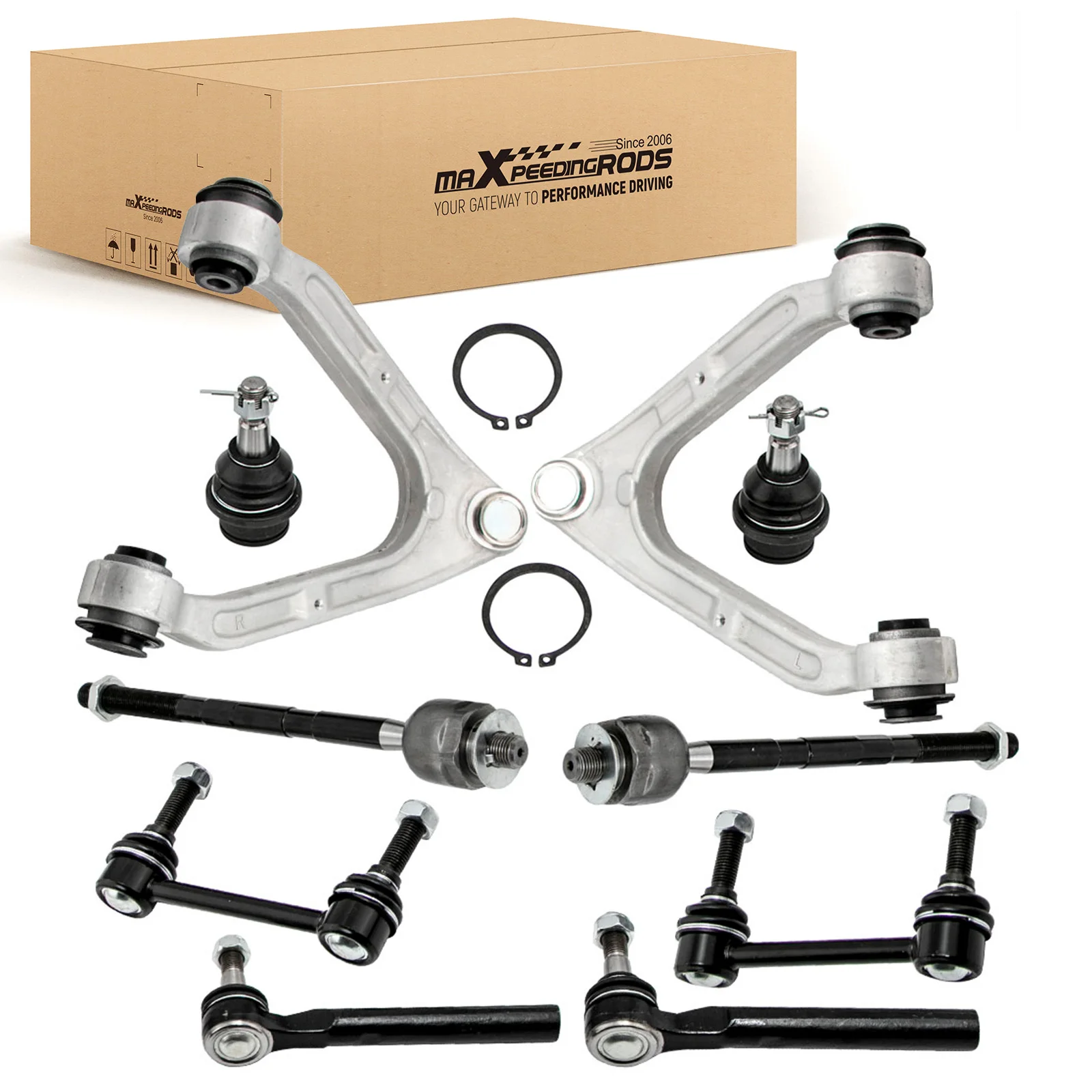 For  1503044  CB91007  Front Control Arm Ball Joint Tie Rod Sway Bar Link LH RH for H ummer H3 07-10