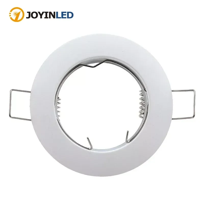 Aluminum Alloy Cut-out 55mm Lamp Cup Bracket Embedded Ceiling Lamp Housing MR16 GU10 Bracket Spotlight Surface Ring