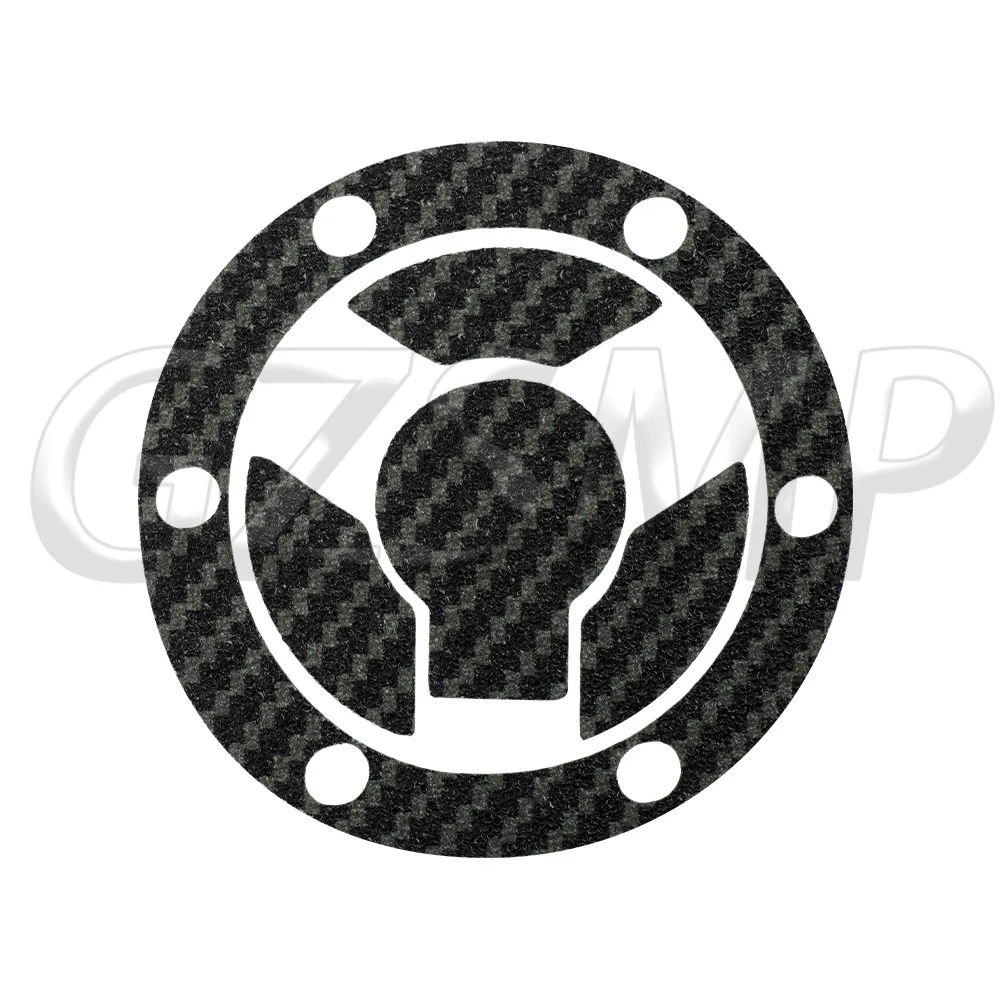 Fit For Triumph Trident 660 KTM 890 1290 Super Duke YZF R1 R6 FZ1S Carbon Fiber Pattern Fuel Tank Pad Cap Protector Sticker