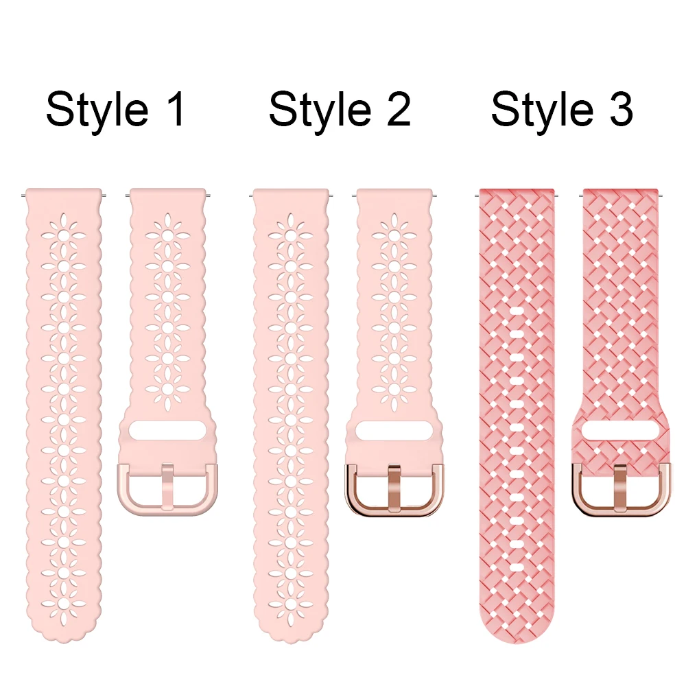 20 مللي متر سيليكون الفرقة ل Amazfit GTS/2/2e/3/4/GTS2 Mini/GTR 42 مللي متر الرياضة سوار ساعة Amazfit بيب U 3 برو حزام حزام الساعات Correa