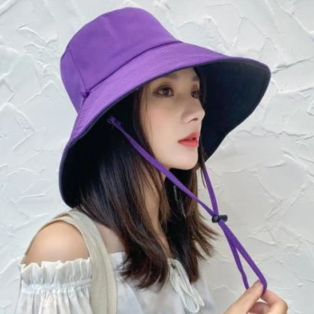 New Sun Protection Hat Women Wide Brim Sun Visor Foldable Hat Spring Summer UPF 50+ Protection Traveling Hiking Fishing Cap