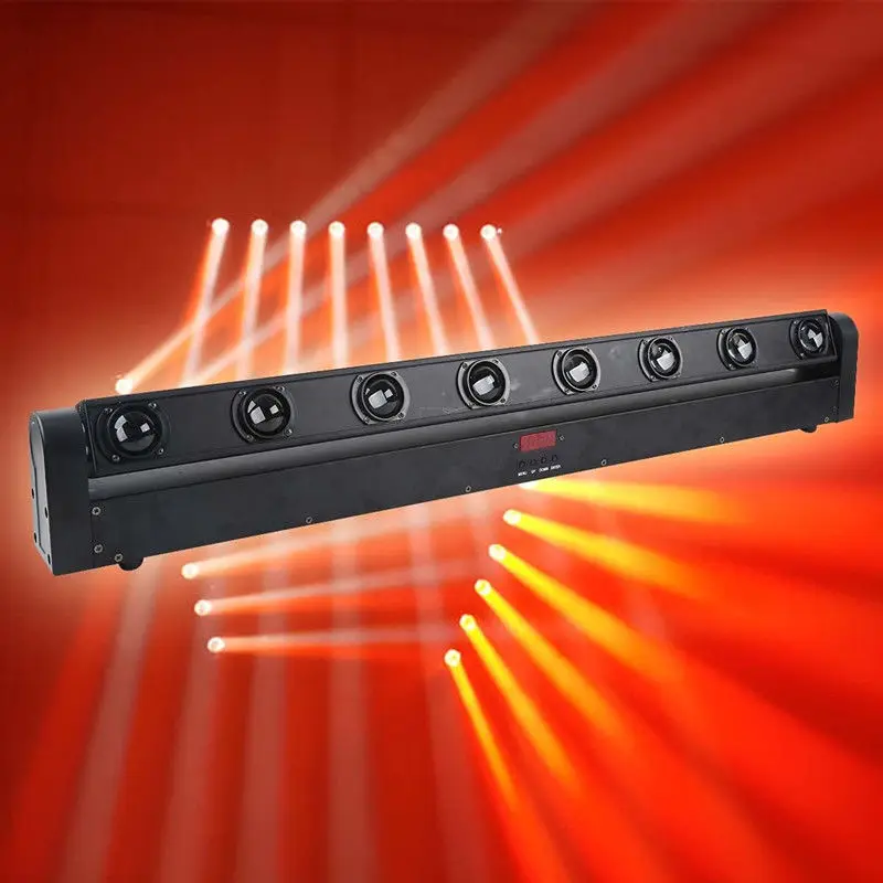 

8 Eyes Rgbw Beam Bar Moving Head Stage Light for DJ Nightclub Disco Club LED Bar Lights DMX