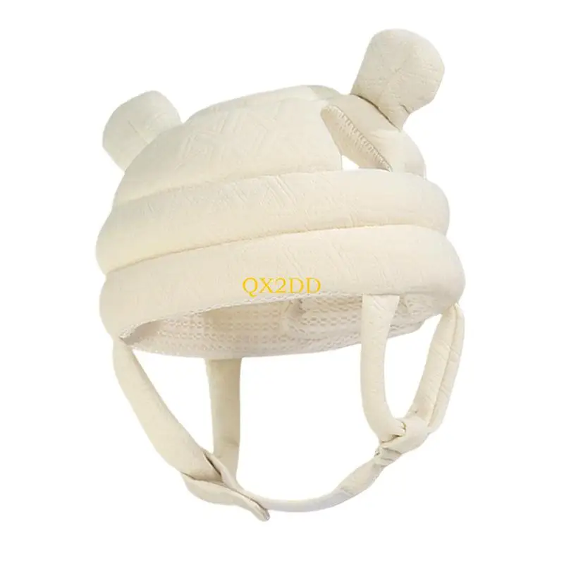 QX2D Toddler Safety Head Protector Helmet with Soft Padding and Adjustable Straps for Fall in Walking Practice