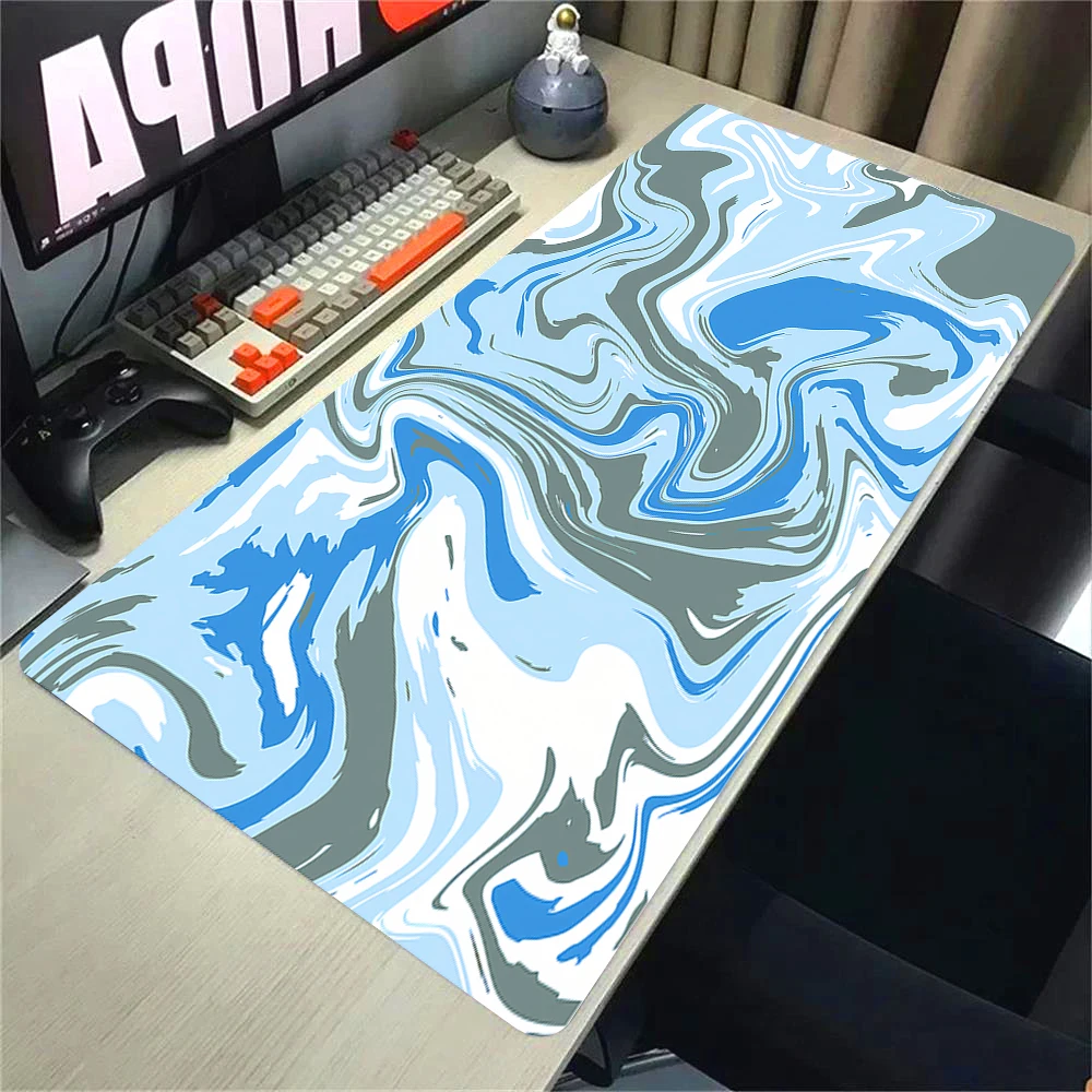 Imagem -02 - Xxl Strata Líquido Mouse Pad Computador Portátil Teclado Mouse Mat Grande Mousepad Gamers Decoração Deskmat 900x400