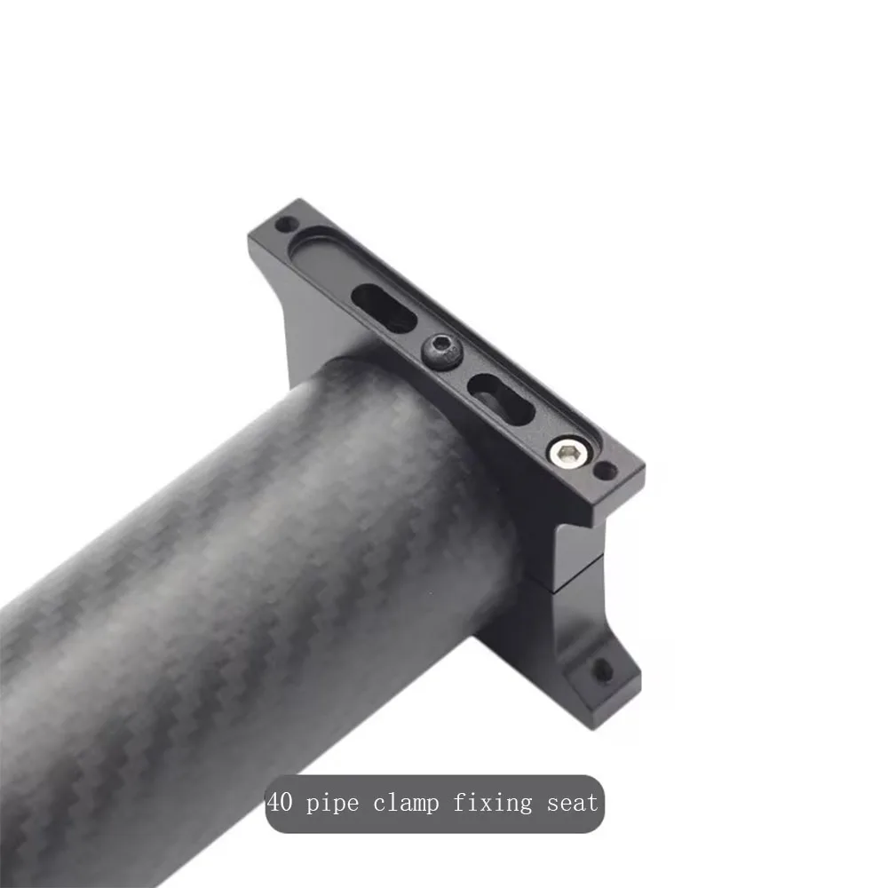 1PC Aluminum Alloy Pipe Clamp Mount 30mm 35mm 40mm 50mm Carbon Tube Fixed Clamp Clips for RC Plant Agriculture UAV Drone