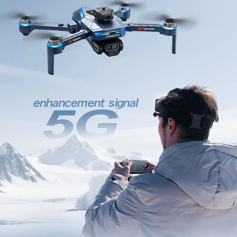 GT8 الطائرة بدون طيار 8K 5G GPS المهنية HD التصوير الجوي طائرات التحكم عن بعد HD كاميرا مزدوجة كوادكوبتر لعبة الطائرات بدون طيار #2