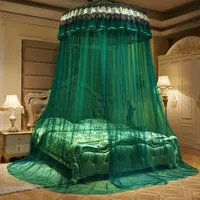 1-2M European-Style Palace Dome Mosquito Net Kid Baby Bed Canopy Bedcover Curtain Bedding Romantic Baby Girl Round Dome Tent