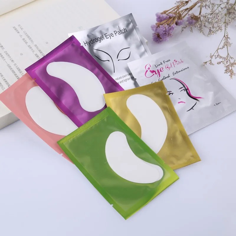 200 Pairs Eyelash Under Eye Patches Eye Pad Isolation Remove Hydrogel Eye Patch Sticker Gasket Eyelash Extension Makeup Tools