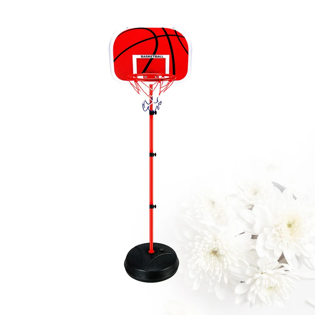 

1.65m Basketball Rack for Kids Sturdy Metal Frame with Lift-Up Design Portable Indoor Outdoor Sports Equipment for Child Active