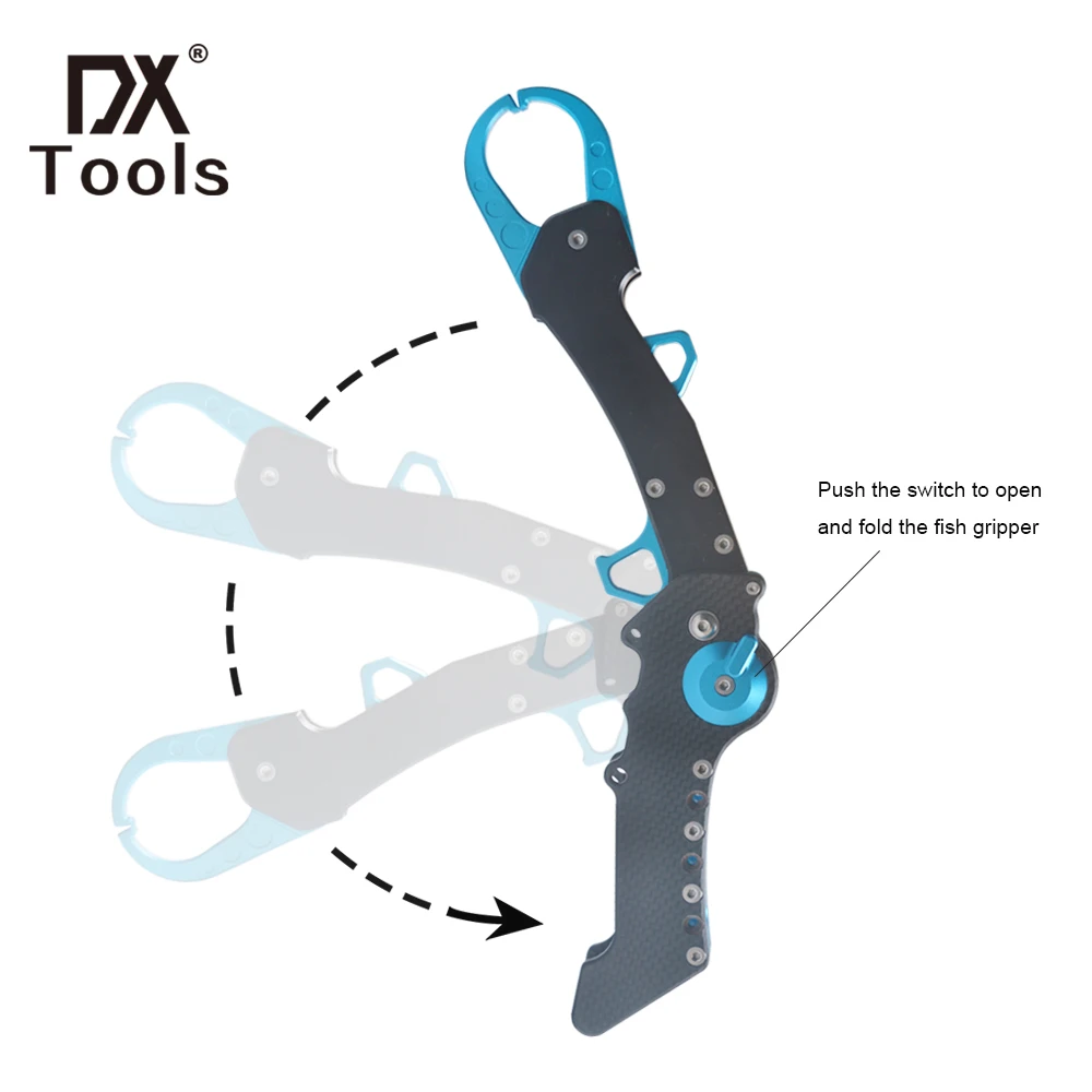 Luxury Carbon Steel Foldable Fish Mouth Clamp Tool Clamp and Sheath Lanyard