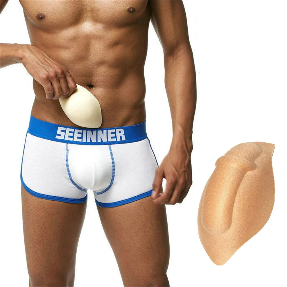 

Губка Чашка Съемная чашка пуш-ап Улучшение Мужское нижнее белье Трусы Сексуальная выпуклая подушечка Волшебные ягодицы Сексуальные мужские многостильные выпуклые подушечки для чашек