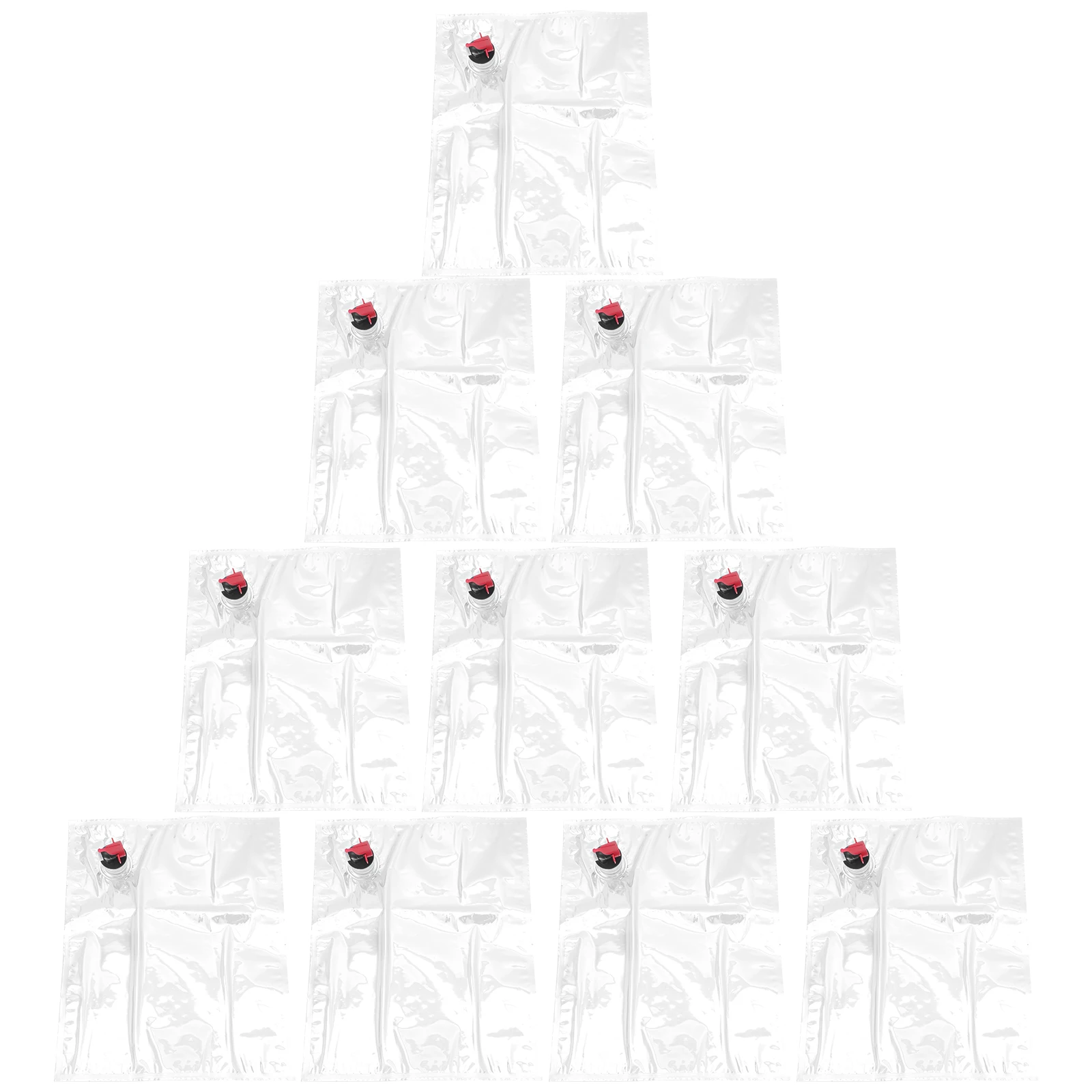 

10 шт., 5 л, портативный мешочек для напитков, мешочки для ликера, мешок для напитков, воронка, многоразовый контейнер для сока, пузыря, вечеринки на открытом воздухе