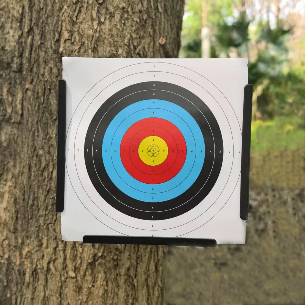 14*14*17 cm Trichterförmige Schießübungs-Zielbox mit Schleuder-Zielpapier (20 Stück im Lieferumfang enthalten) – Detail 9