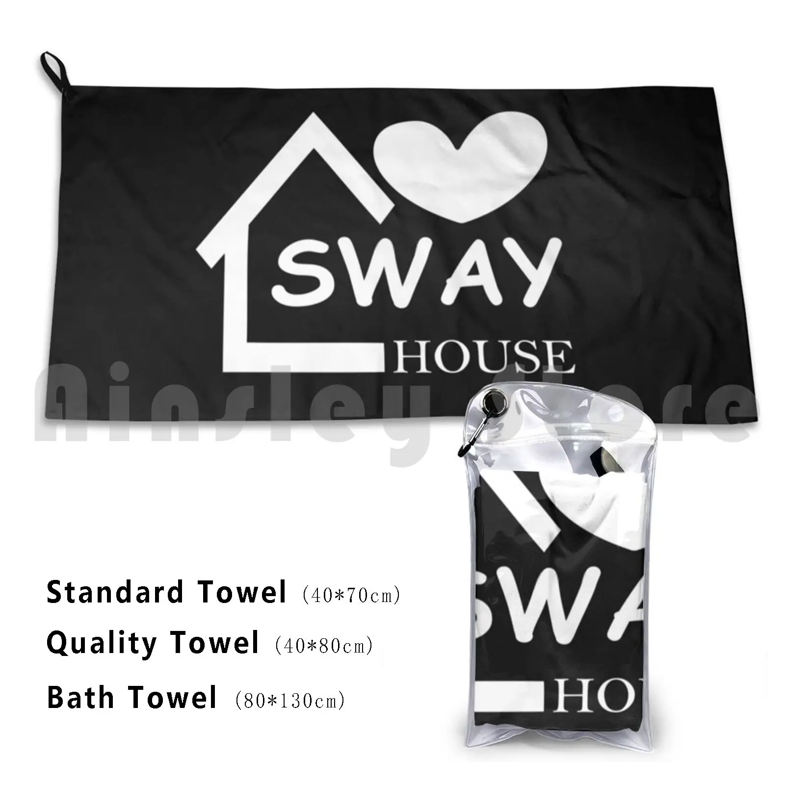 Sway House Classic Custom Towel Bath Towel Mom Product Category Mens Swayla Sway Lilhuddy Damelio Sway