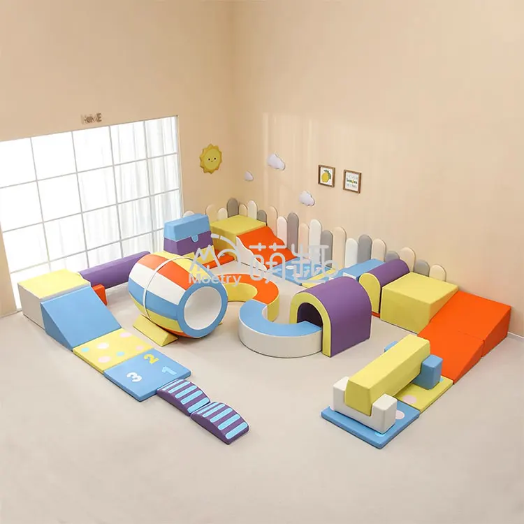 Moetry Eco-Friendly Durable Indoor Soft Play Sets Foam Toddler Baby Sensory Playrooms School & Shopping Mall Commercial Use