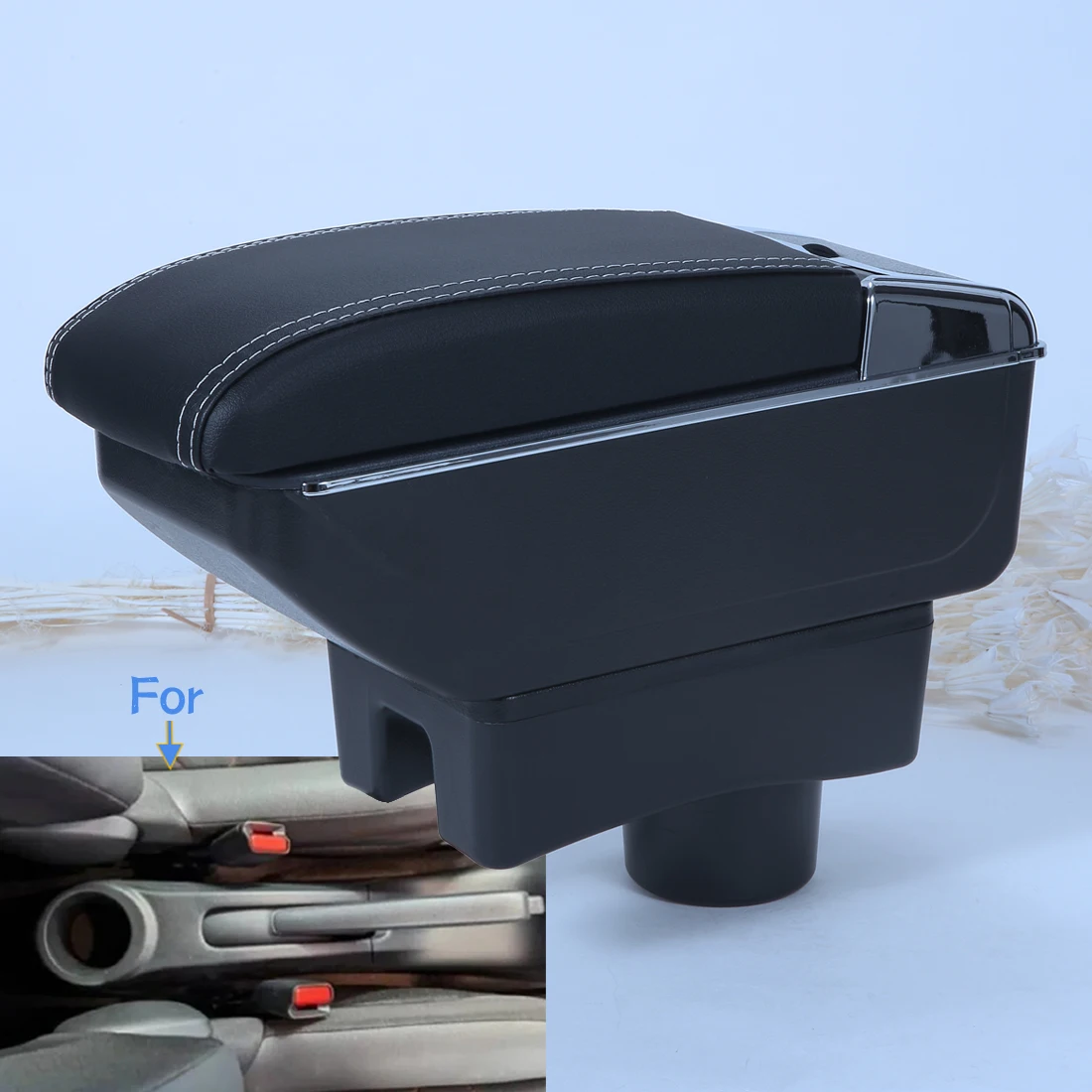 

Подлокотник для Toyota Aygo X, автомобильный подлокотник для Toyota Aygo, детали для дооснащения, ящик для хранения, усилитель подлокотника, детали для интерьера