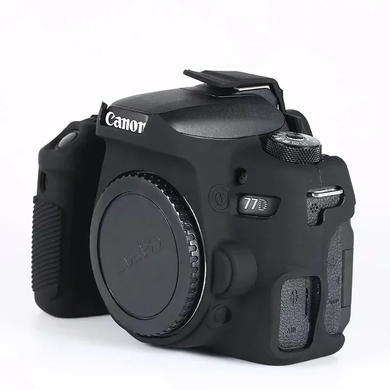 

Camera Bag Soft Silicone Protector Skin Rubber Case Cover for Canon 7D2 7D Mark II 7DII 77D 70D 80D 90D R10 R7 R6 RP 5D2 5D3 5D4