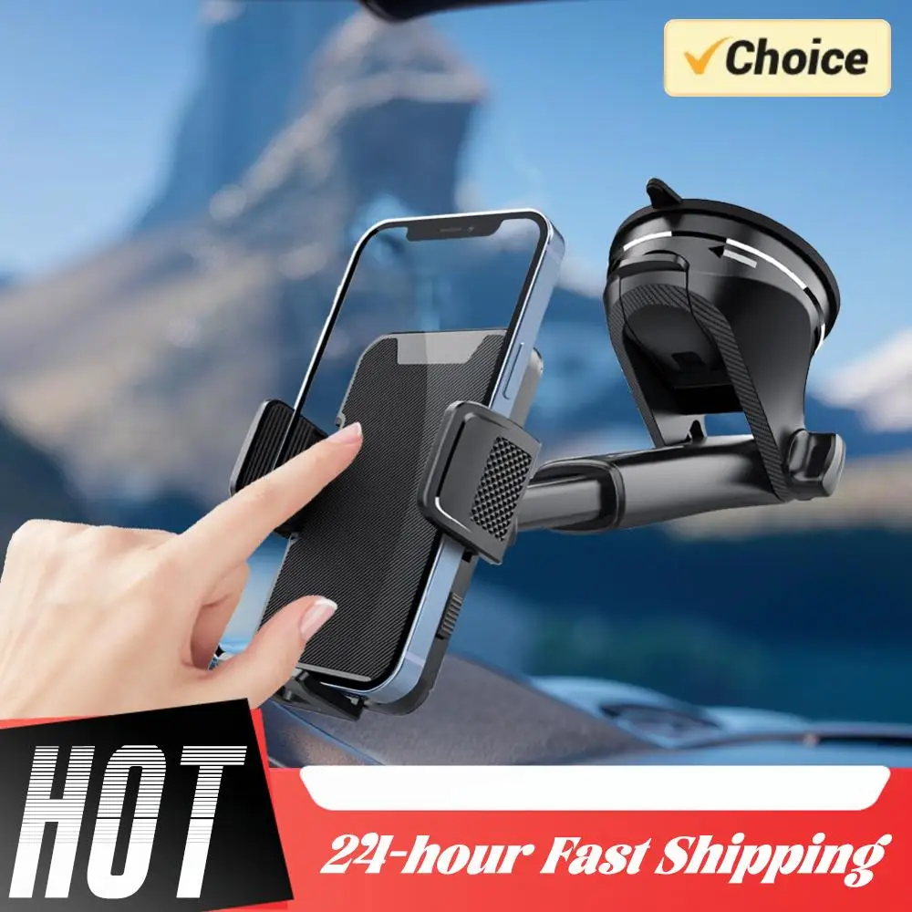 

Super Stable Car Phone Holder 360° Rotation Universal Hands-Free Stand Gravity Sucker Car Phone Holder Retractable Phone Stand