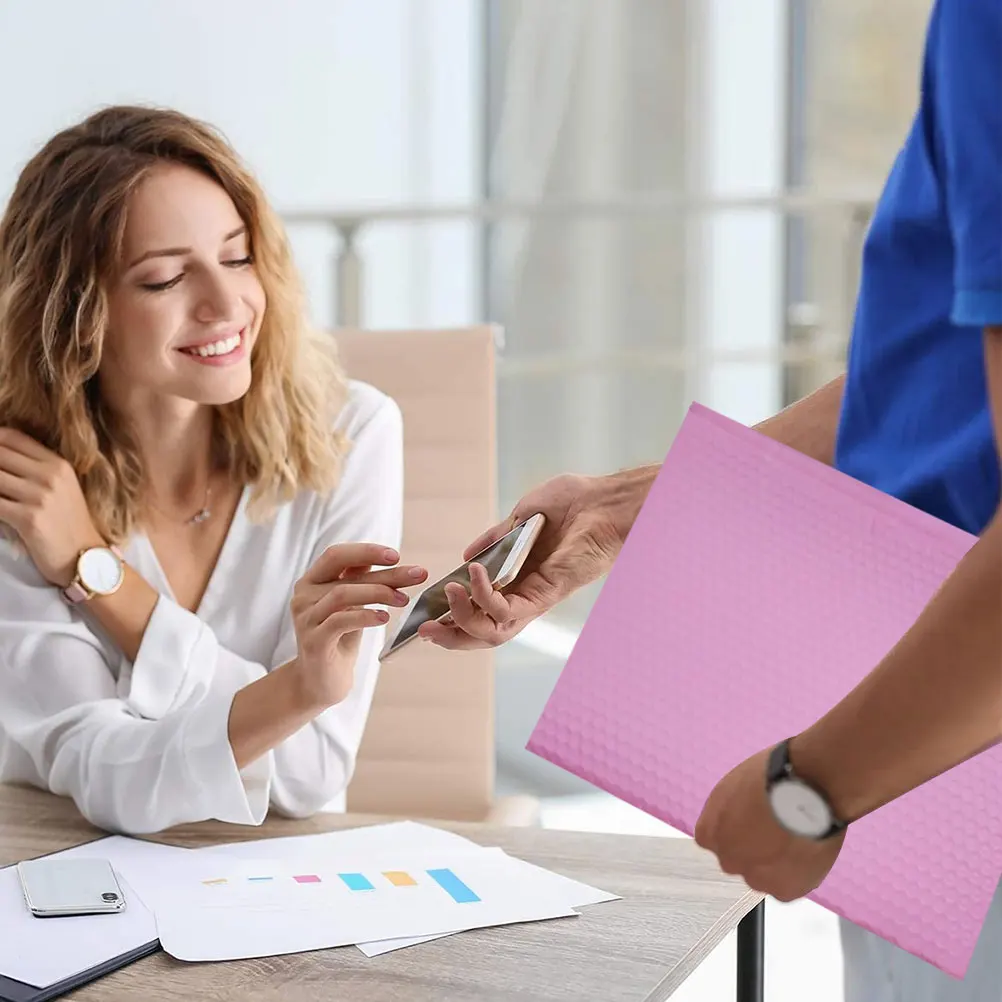 

25 Pcs Kraft Paper Bubble Envelope Bag for Shipping Co-extruded Film Waterproof Small Envelopes